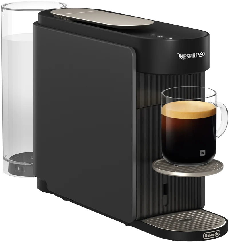 Nespresso Vertuo Up Capsule Coffee Machine Bundle Titanium