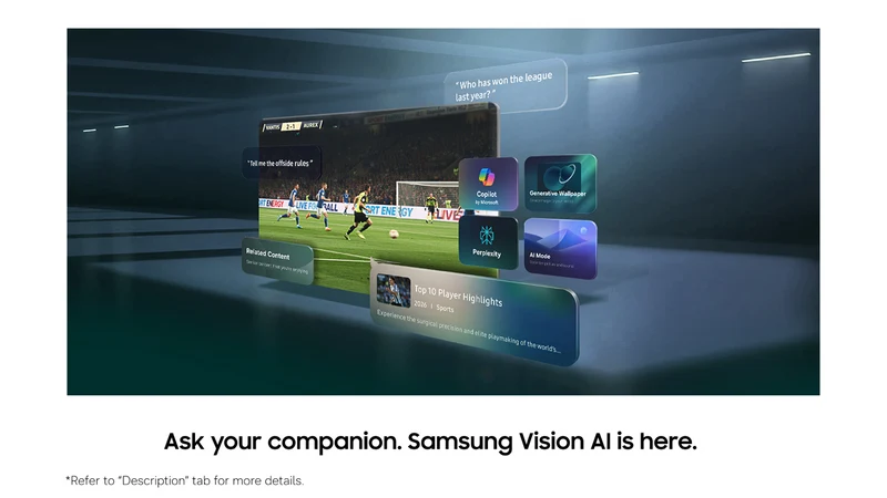 Samsung 65" QN80H NEO QLED 4K Mini LED Smart AI TV 2026