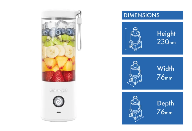 BlendJet Portable Blender Solid White