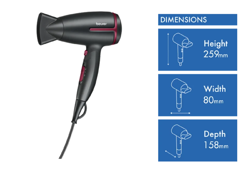Beurer Limited Edition Travel Hair Dryer