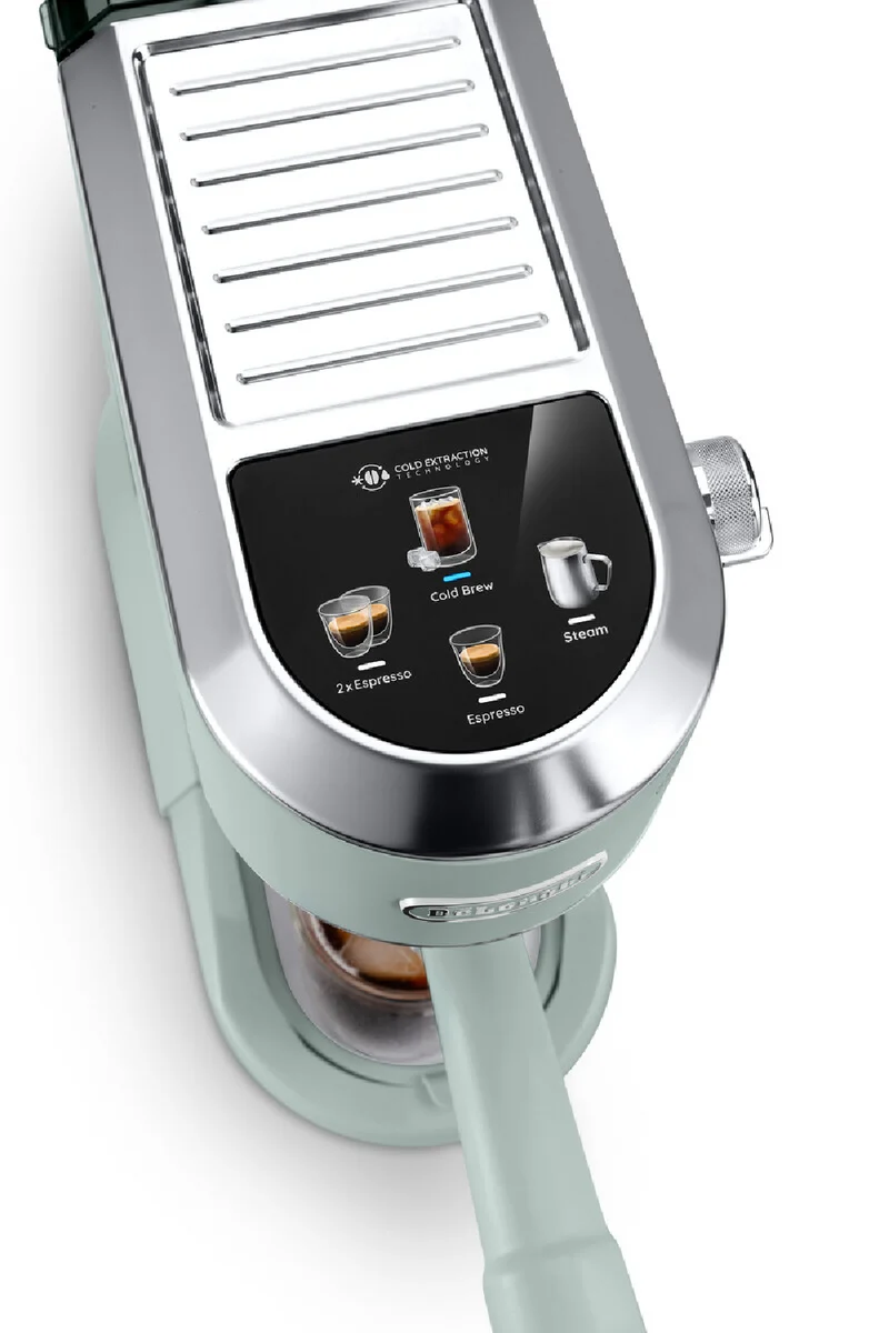 DeLonghi Dedica Duo With Cold Brew Coffee Machine Green