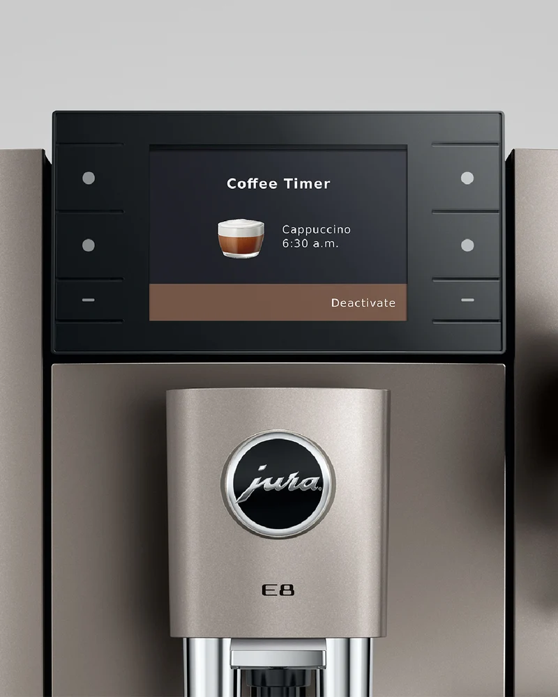 JURA E8 Midnight Silver Automatic Coffee Machine