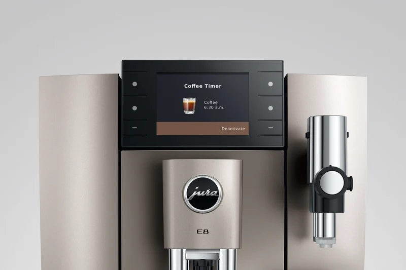 JURA E8 Midnight Silver Automatic Coffee Machine