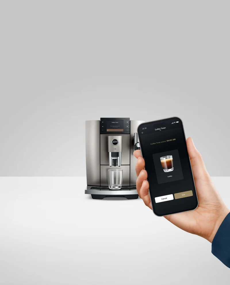 JURA E8 Midnight Silver Automatic Coffee Machine