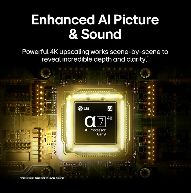 LG 50" QNED70B AI Mini LED 4K Smart TV 2026