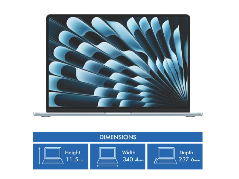 Apple MacBook Air 15" M4 chip 16GB 512GB - Sky Blue