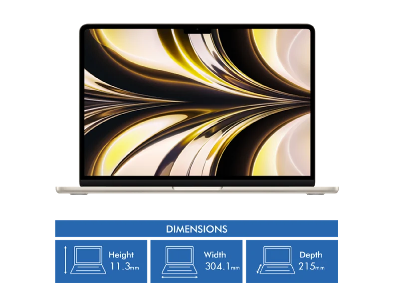 Apple MacBook Air 13" with M2 chip 16GB 256GB - Starlight