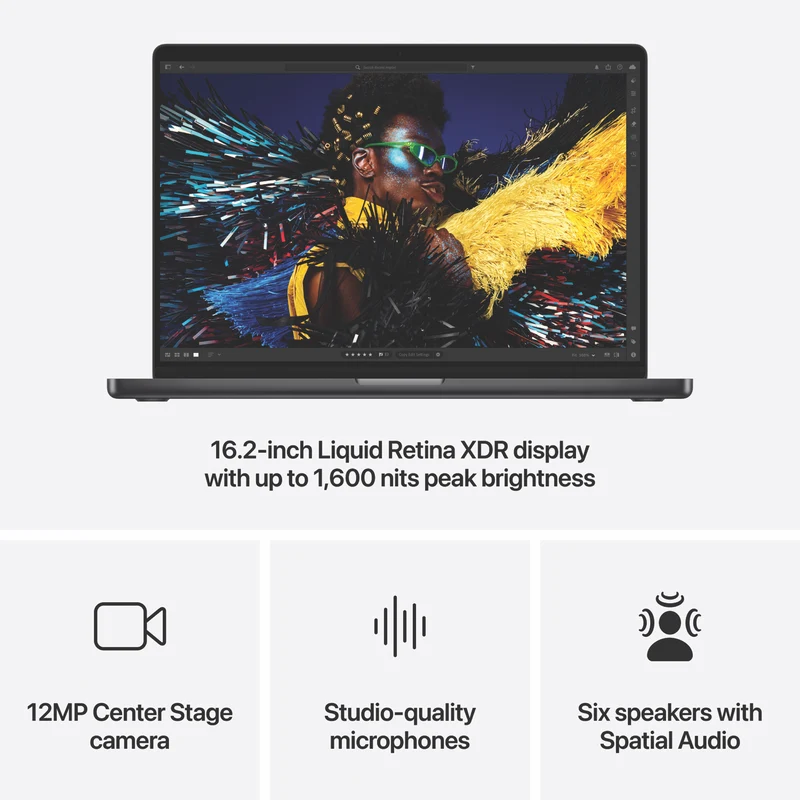 Apple MacBook Pro 16" with M4 Pro chip 48GB 512GB - Space Black