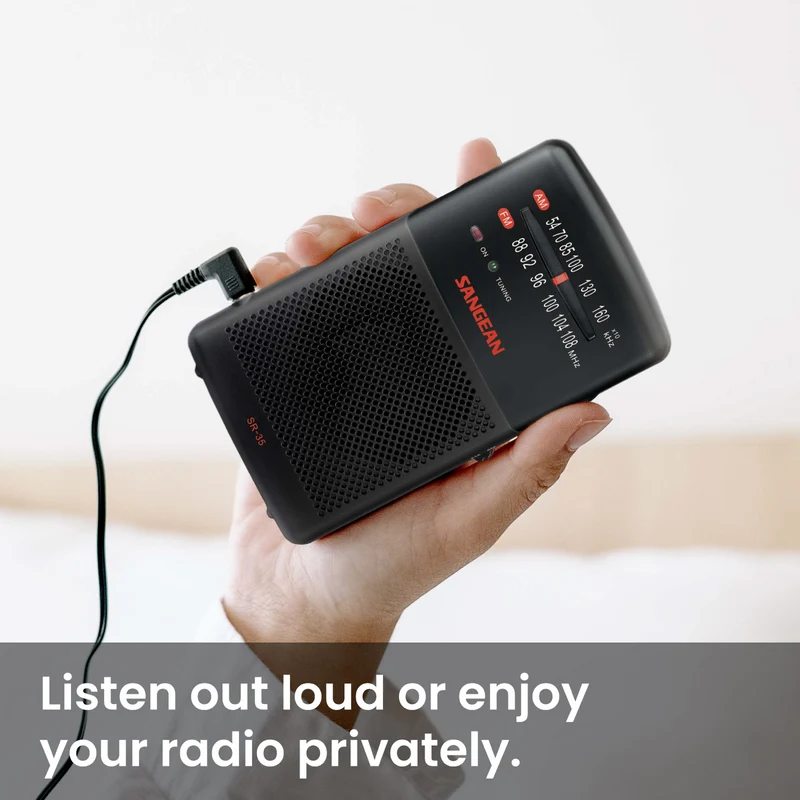Sangean AM/FM Portable Radio