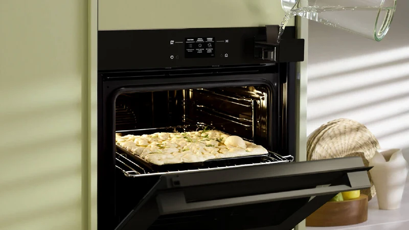Haier 600 Series 60cm Pyrolytic Oven, 25 Function, Air Fry, Steam Assist Plus, Black