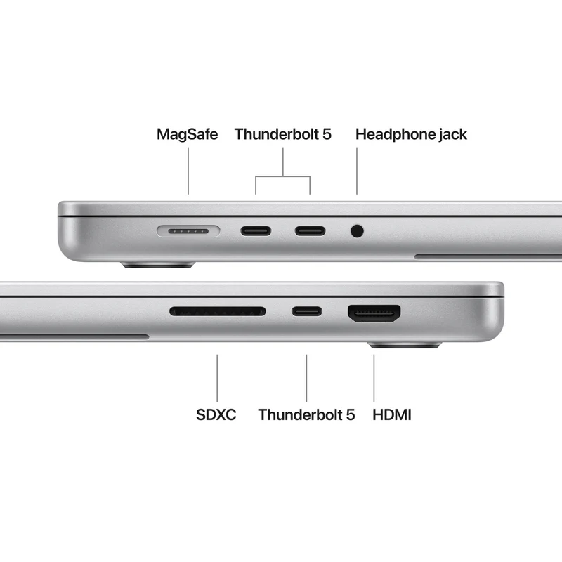 Apple MacBook Pro 16" M5 Pro chip 18-core CPU, 20-core GPU 24GB 1TB - Silver