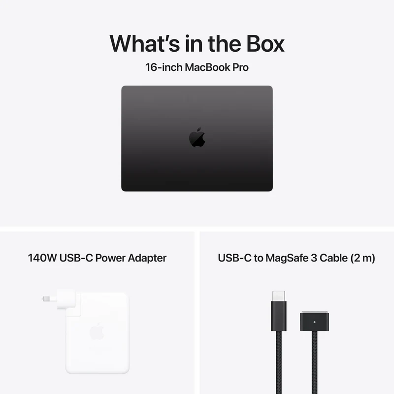 Apple MacBook Pro 16" M5 Max chip 18-core CPU, 40-core GPU 48GB 2TB - Space Black