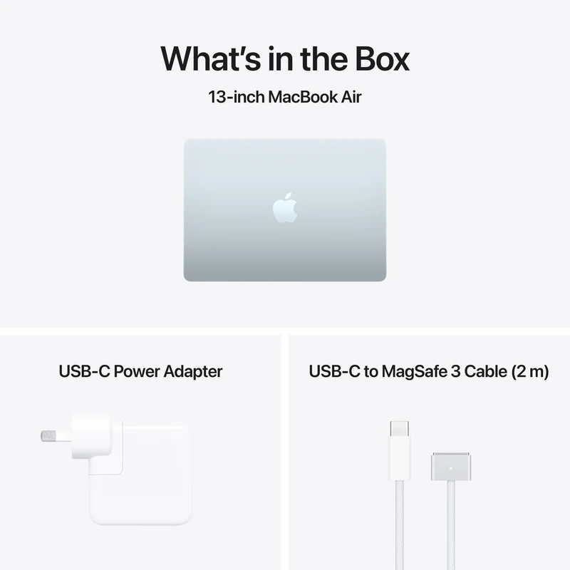 Apple MacBook Air 13" M5 chip 10-core CPU, 10-core GPU 24GB 1TB - Sky Blue