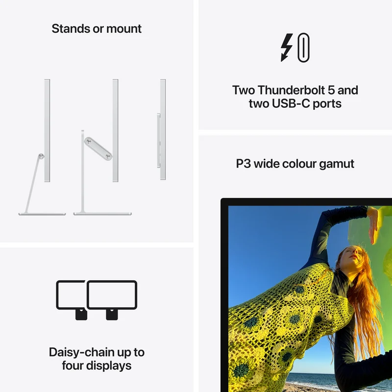 Apple Studio Display XDR - Standard glass VESA mount adapter (Stand not included)