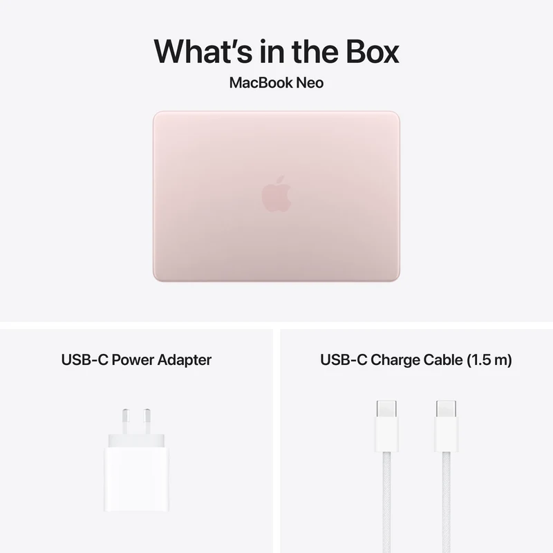 Apple MacBook Neo 13" A18 Pro chip 8GB 512GB Touch ID - Blush