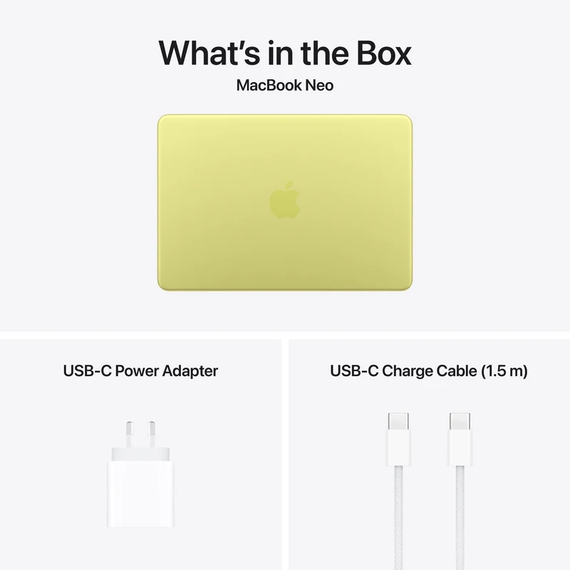 Apple MacBook Neo 13" A18 Pro chip 8GB 256GB - Citrus