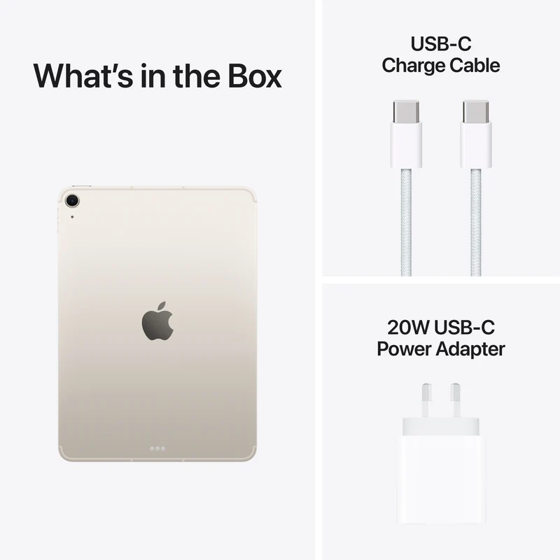 Apple iPad Air 11" M4 Wi-Fi + Cellular 128GB - Starlight