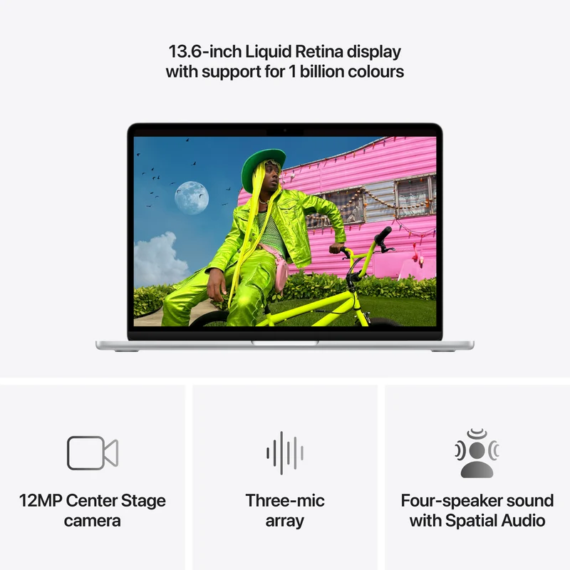Apple MacBook Air 13" M5 chip 10-core CPU, 10-core GPU 16GB 1TB - Silver