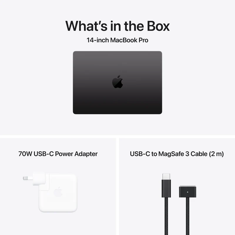 Apple MacBook Pro 14" M5 Pro chip 18-core CPU, 20-core GPU 24GB 2TB - Space Black