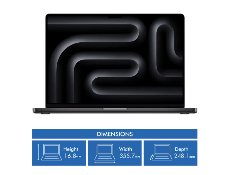 Apple MacBook Pro 16" M5 Pro chip 18-core CPU, 20-core GPU 48GB 1TB - Space Black