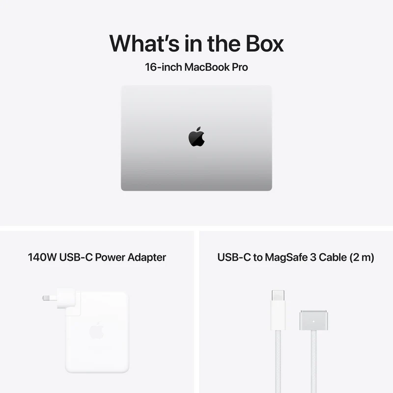 Apple MacBook Pro 16" M5 Max chip 18-core CPU, 32-core GPU 36GB 2TB - Silver