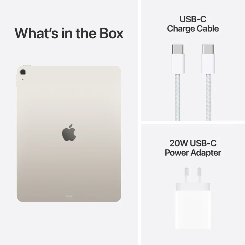 Apple iPad Air 13" M4 Wi-Fi 256GB - Starlight