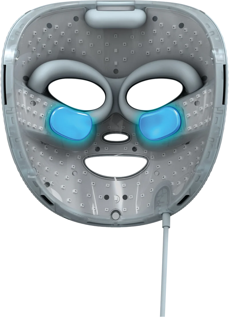 Shark CryoGlow Cooling + LED Face Mask Blue Frost
