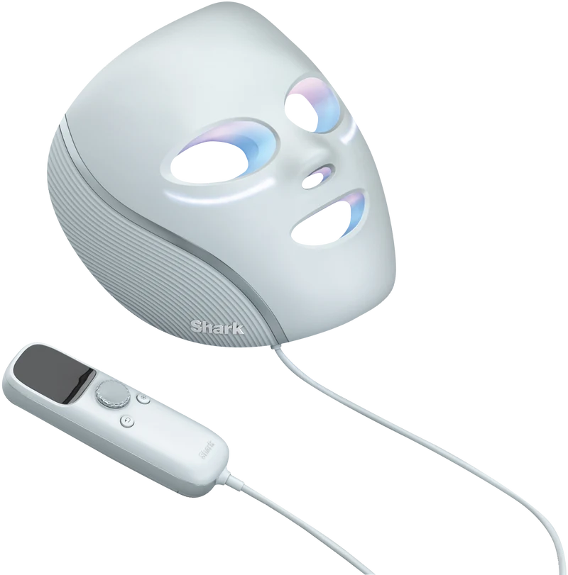Shark CryoGlow Cooling + LED Face Mask Blue Frost