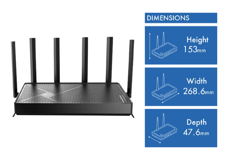 TP-LINK BE6500 Dual-Band Wi-Fi 7 Router
