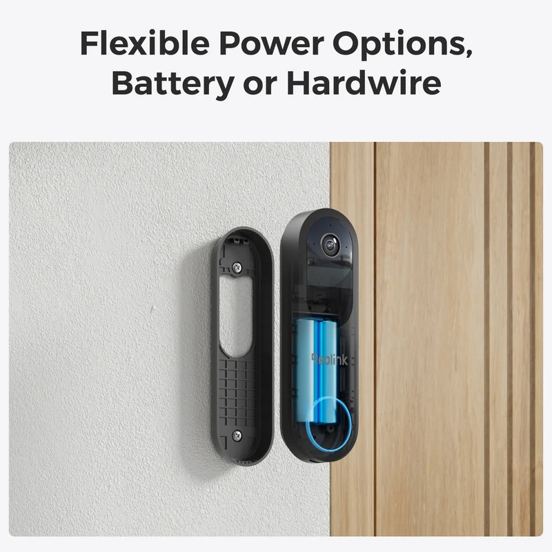 Reolink Wireless Battery Doorbell 2K with Chime