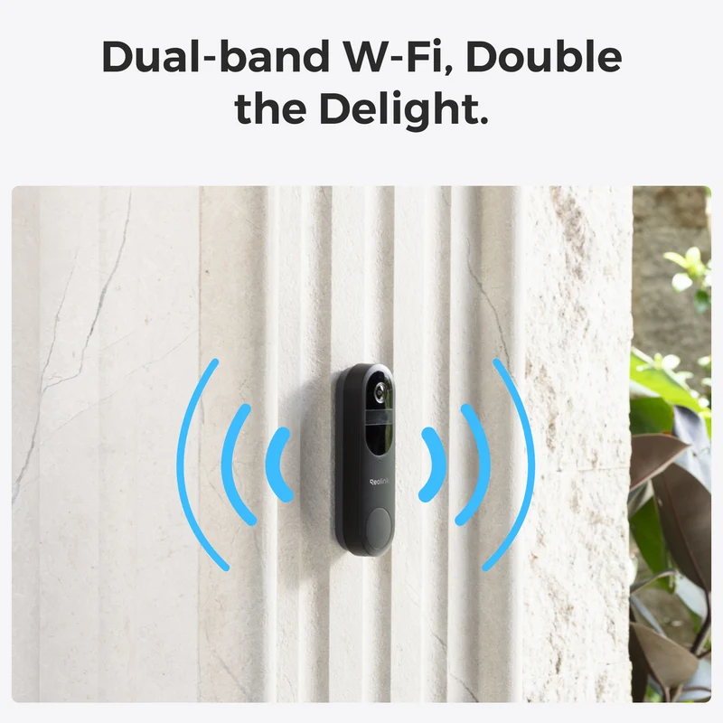 Reolink Wireless Battery Doorbell 2K with Chime