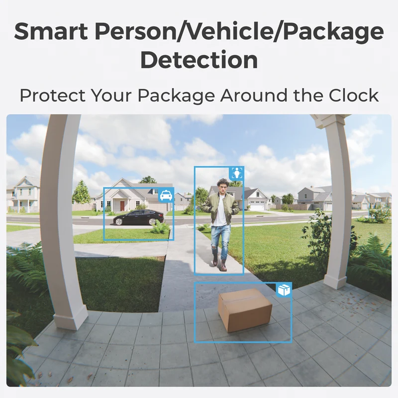 Reolink Wireless Battery Doorbell 2K with Chime