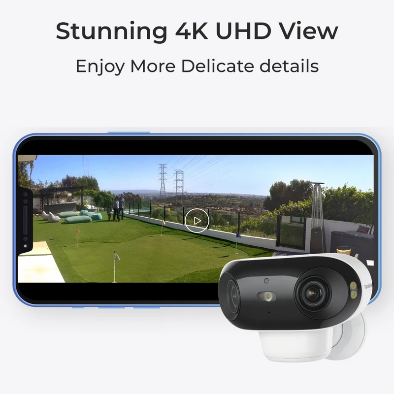 Reolink 4K Dual Lens Argus 4 Pro + Solar Security Camera