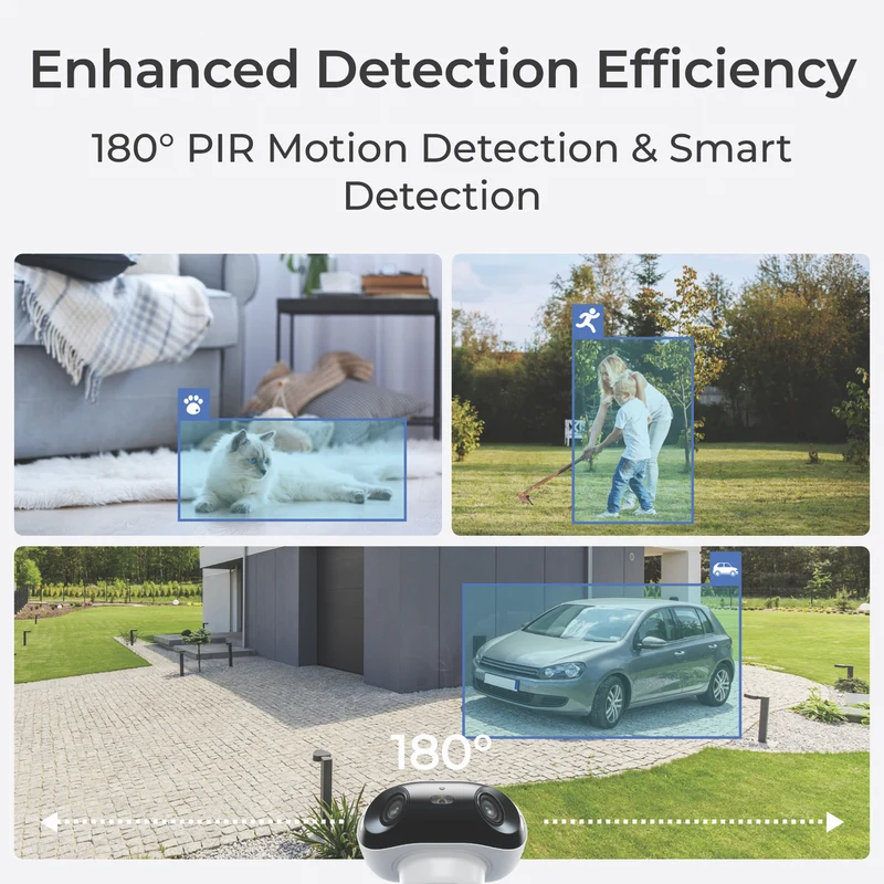 Reolink 4K Dual Lens Argus 4 Pro + Solar Security Camera