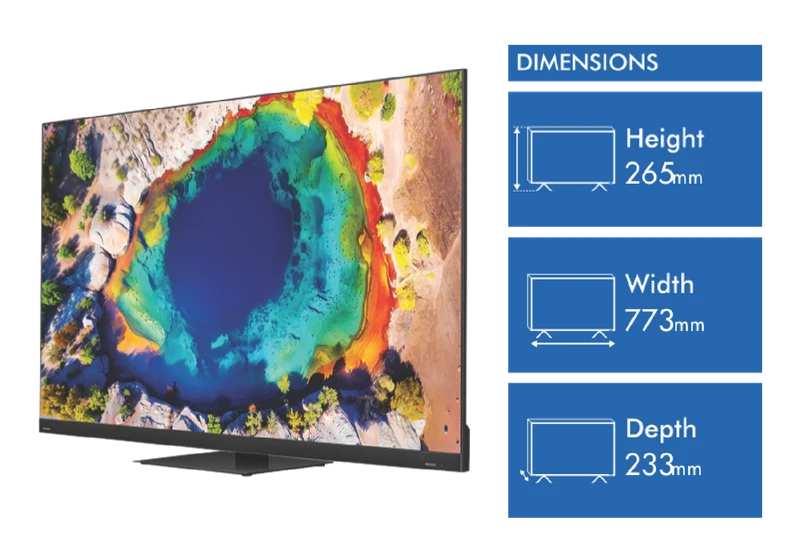 Toshiba 55" Z870NP 4K Mini-LED Smart TV 2024