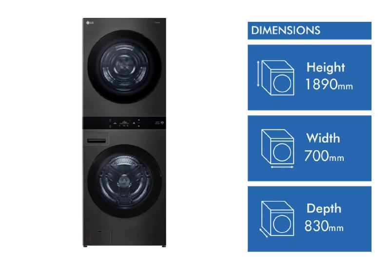 LG WashTower 19kg-10kg Combo Washer Dryer