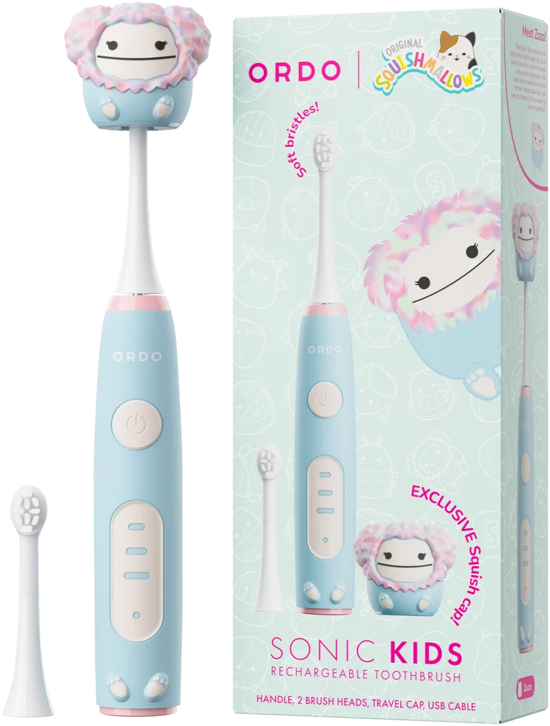 Ordo Sonic Kids Squishmallows Rechargeable Toothbrush Zozo