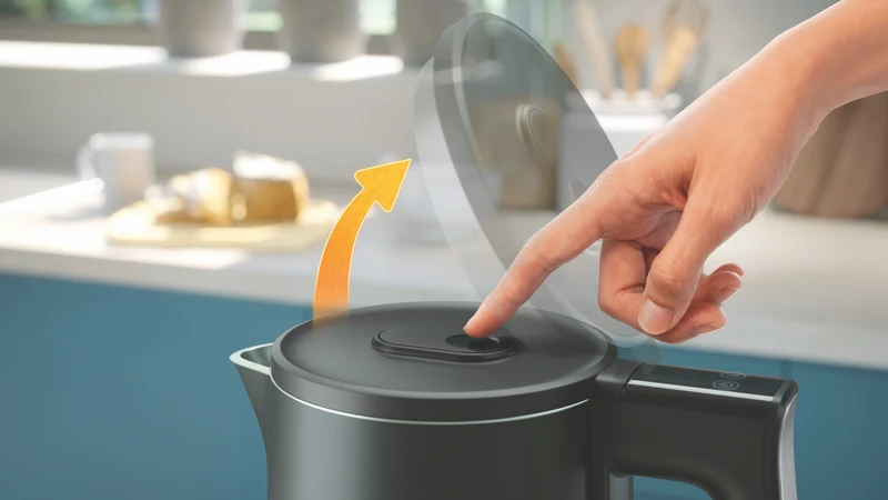 Philips 7000 Series Kettle Black With Temperature Control