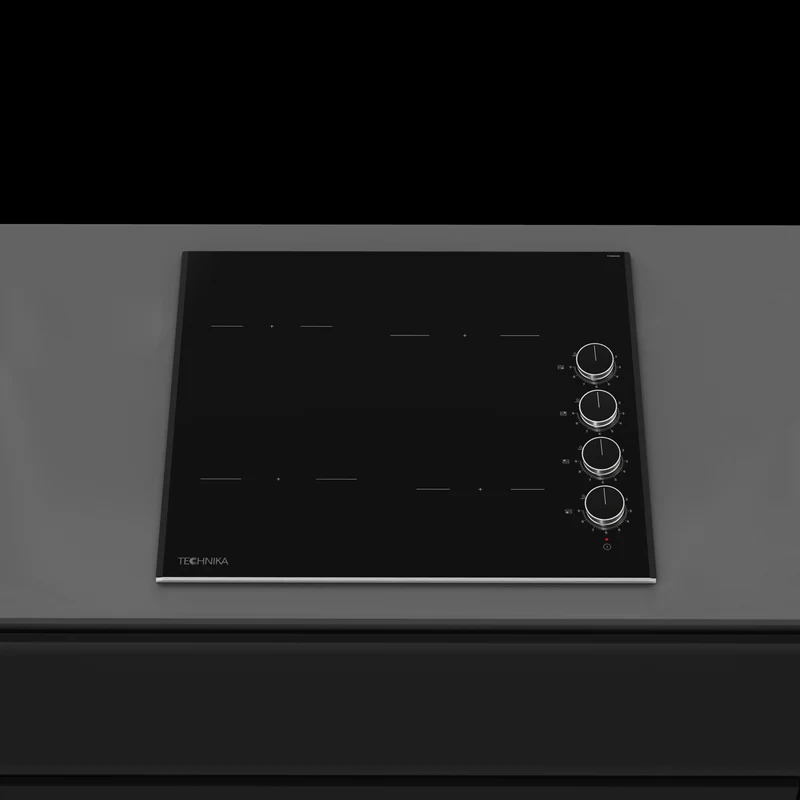 Technika 60cm 4 Zone Knob Control Ceramic Cooktop