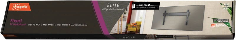 Vogels Ultra-Slim Elite Fixed TV Wall Bracket (40-100")