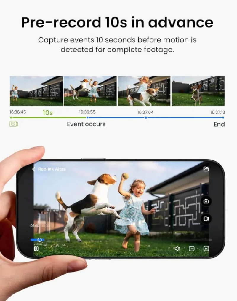 Reolink Altas Battery Camera 2K Pre-Recording