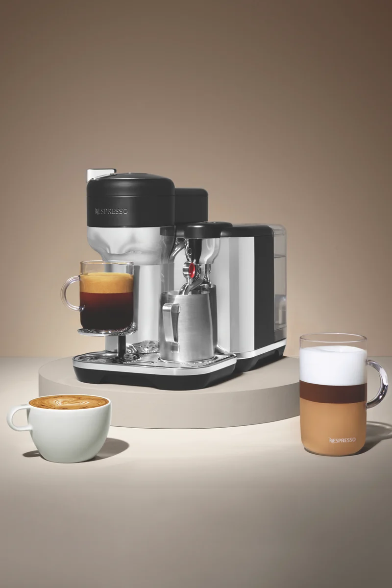 Nespresso Vertuo Creatista Capsule Coffee Machine Black Truffle