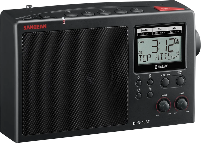 Sangean DAB+ AM/FM Portable Bluetooth Radio