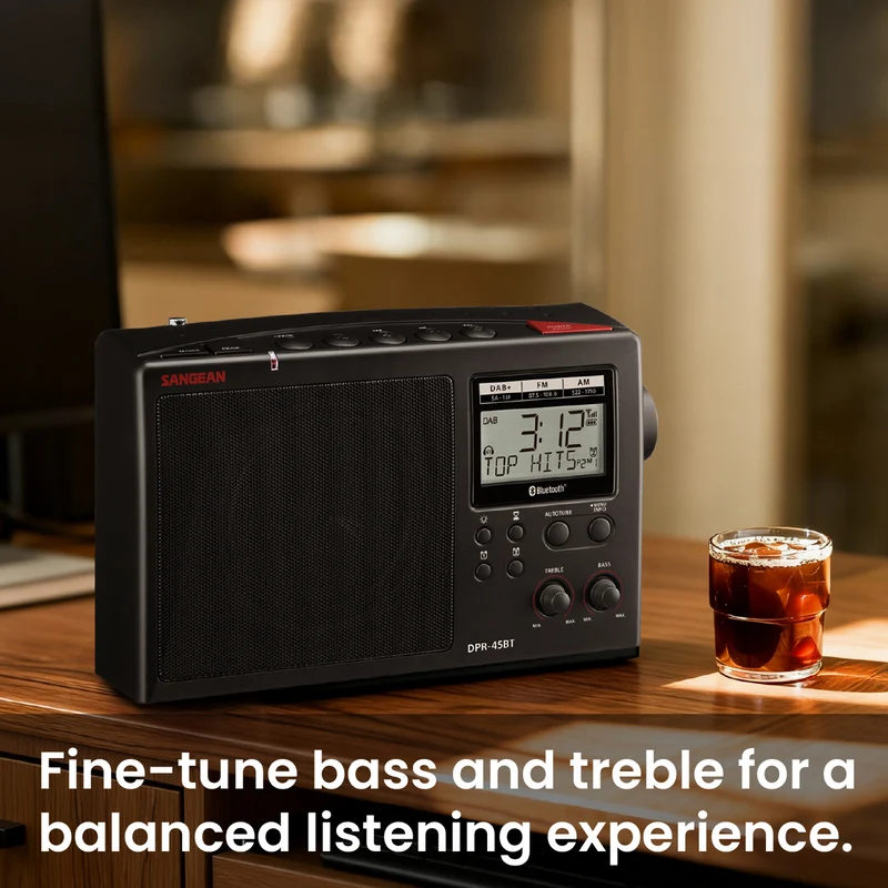 Sangean DAB+ AM/FM Portable Bluetooth Radio