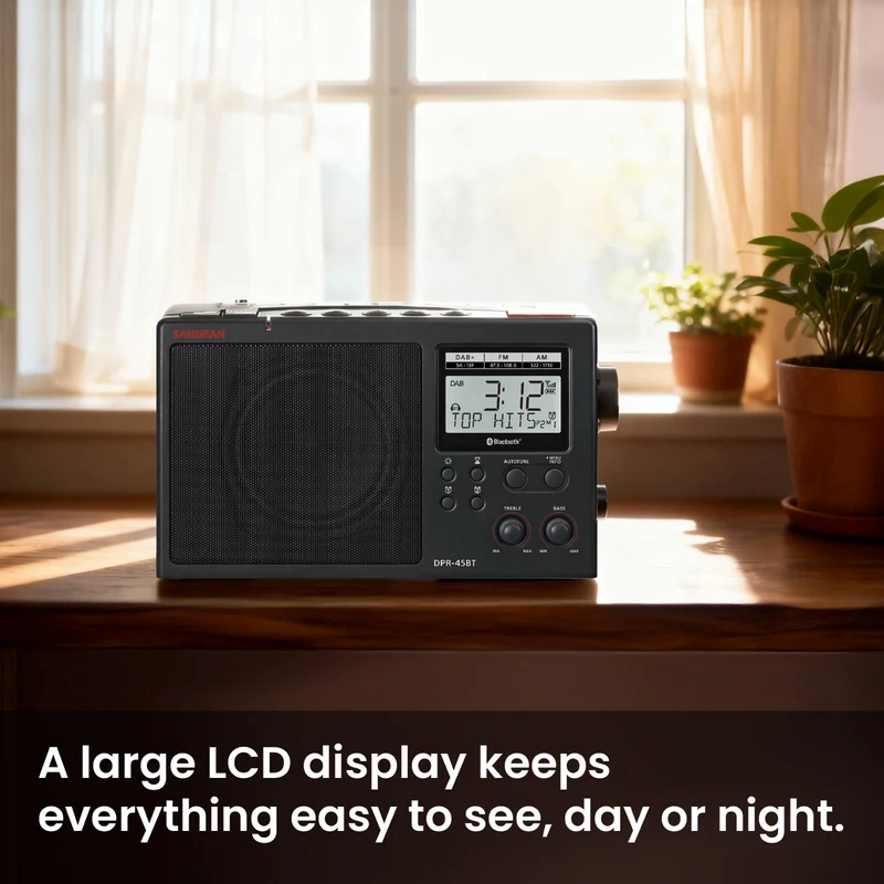 Sangean DAB+ AM/FM Portable Bluetooth Radio