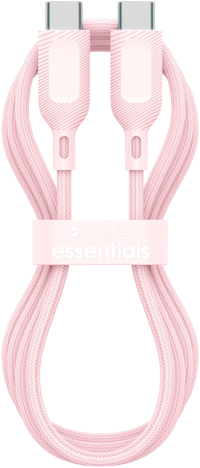Mophie Essential USB-C-C Cable (60W) Braided 2M Pink